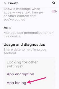 App Ko Hide Kaise Kare